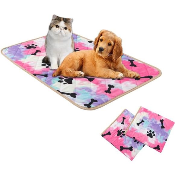 Washable Dog Pads, Non Slip Puppy Pee Pads for Small Dogs, 1 Piece, 18"x24" Red - Picture 1 of 7